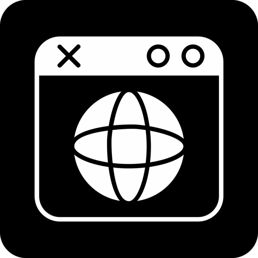 browser vector pictogram