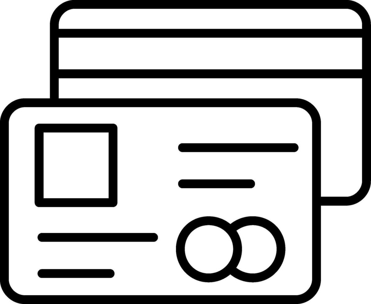 creditcard vector pictogram