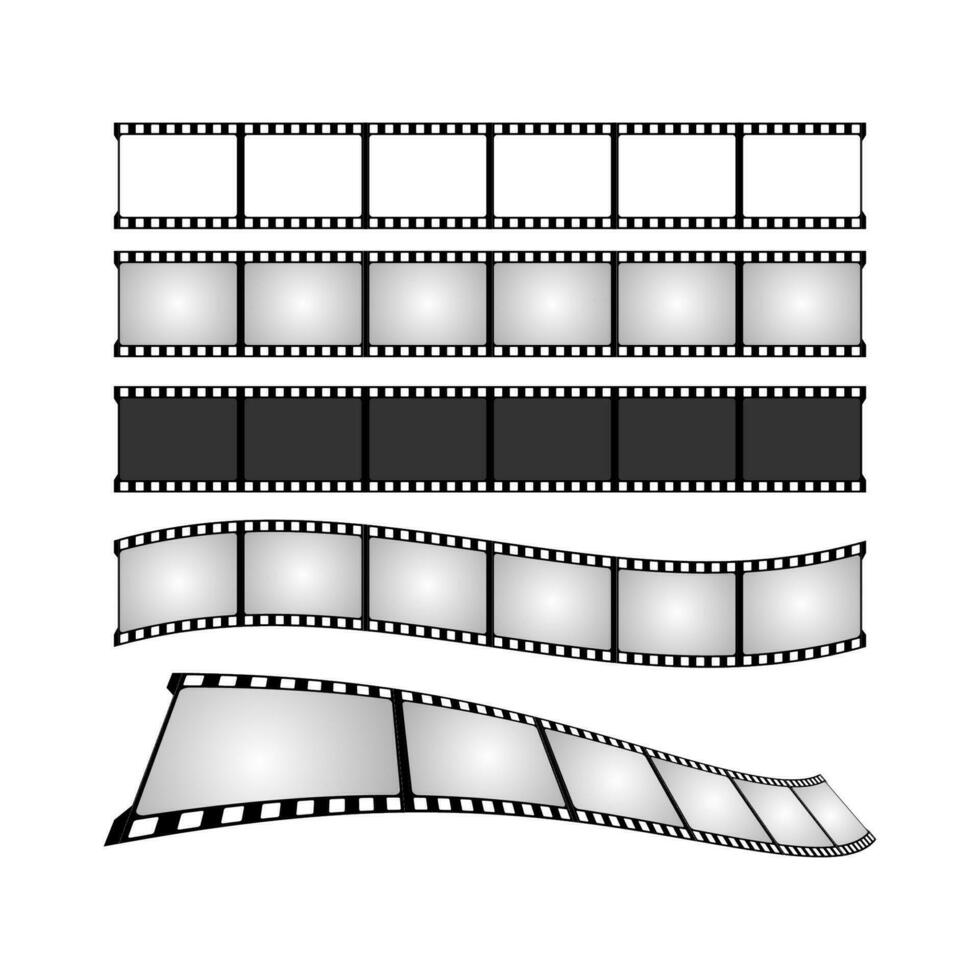 film plakband reeks illustratie. bioscoop poster concept. banier ontwerp voor film theater. vector
