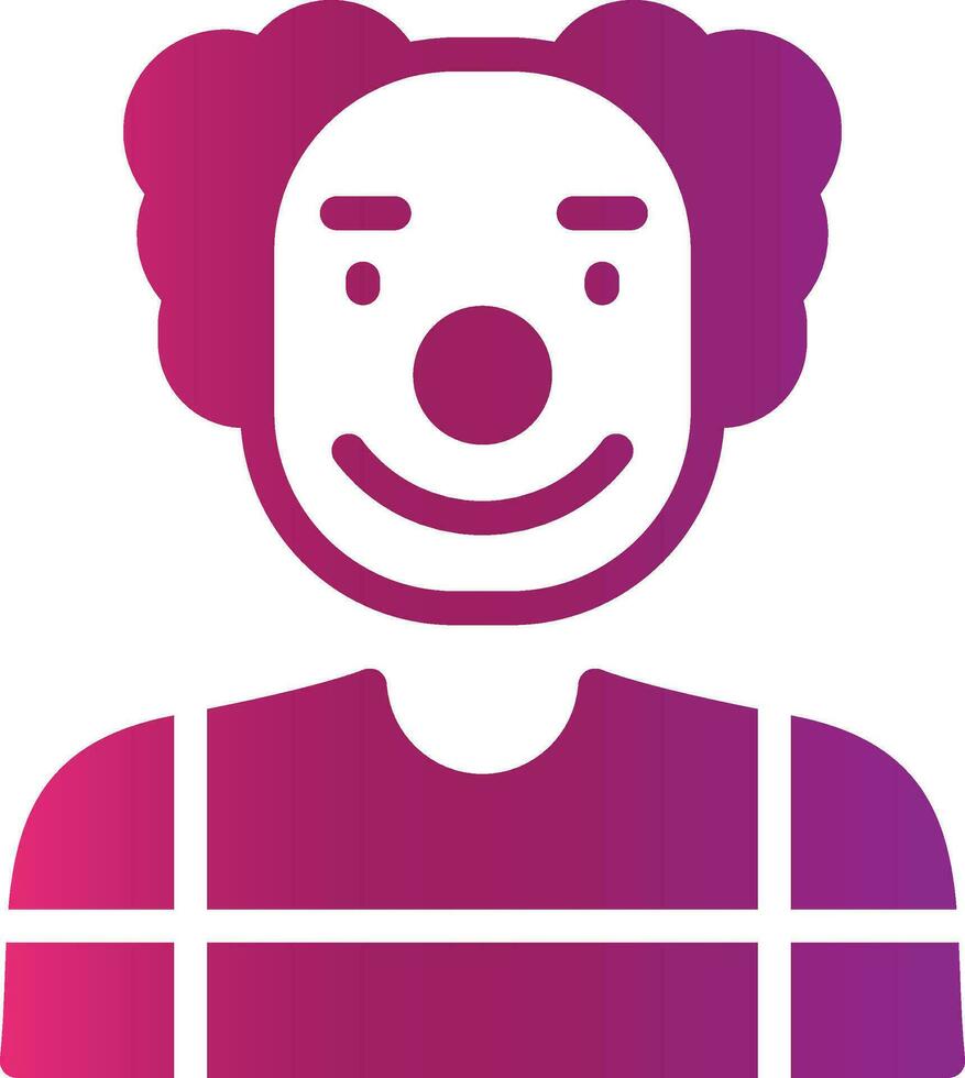 clown creatief icoon ontwerp vector