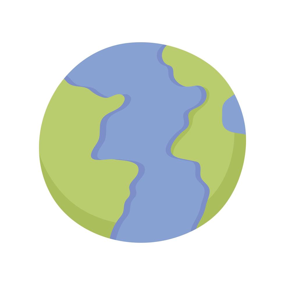 planeet aarde kaart vector