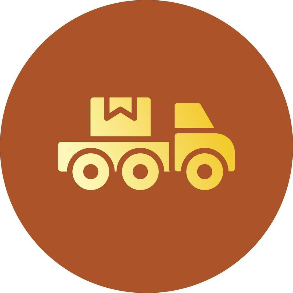 aanhangwagen creatief icoon ontwerp vector