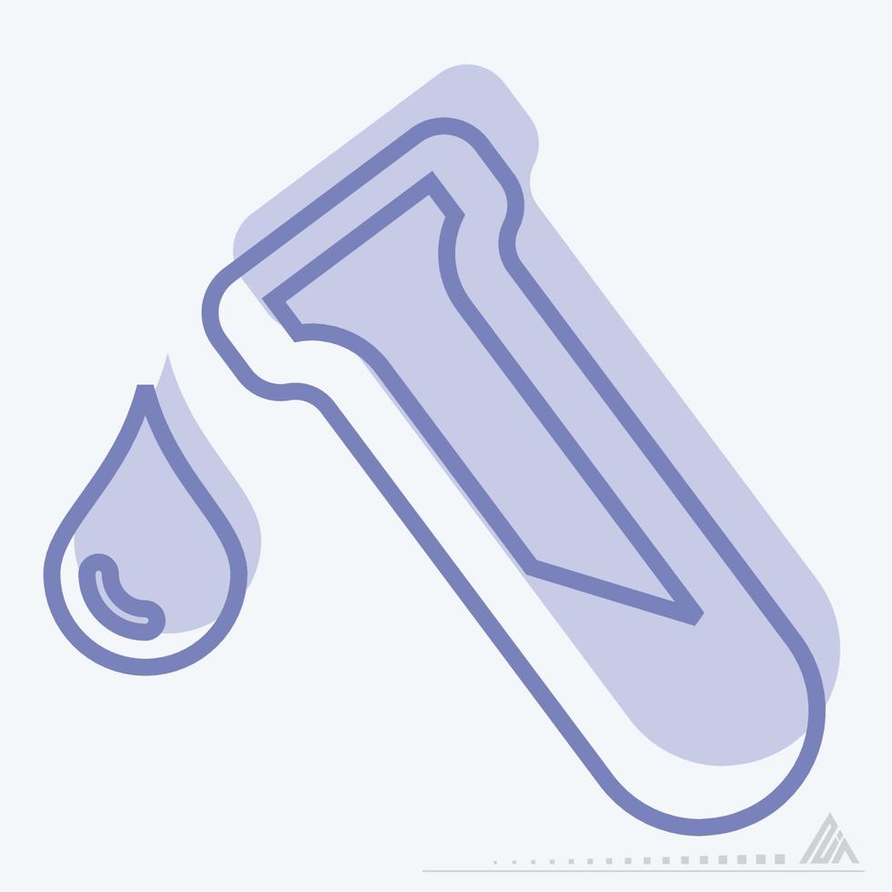 pictogram vector van drop - tweekleurige stijl