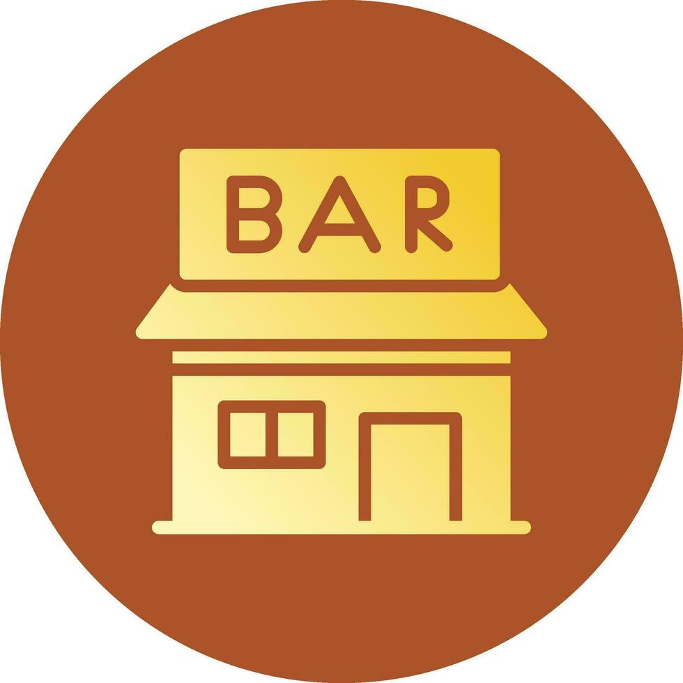 bar creatief icoon ontwerp vector