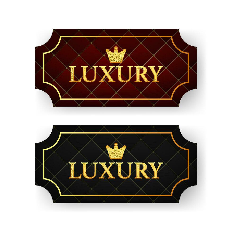 gouden symbool van exclusiviteit en luxe, de etiket vip met schitteren. heel belangrijk persoon - vip icoon. vector illustratie.