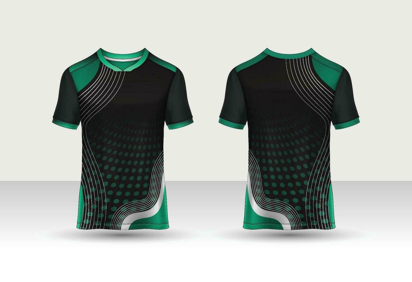 sport- Jersey en t-shirt sjabloon sport- Jersey ontwerp vector model. sport- ontwerp voor Amerikaans voetbal, racen, gaming Jersey.