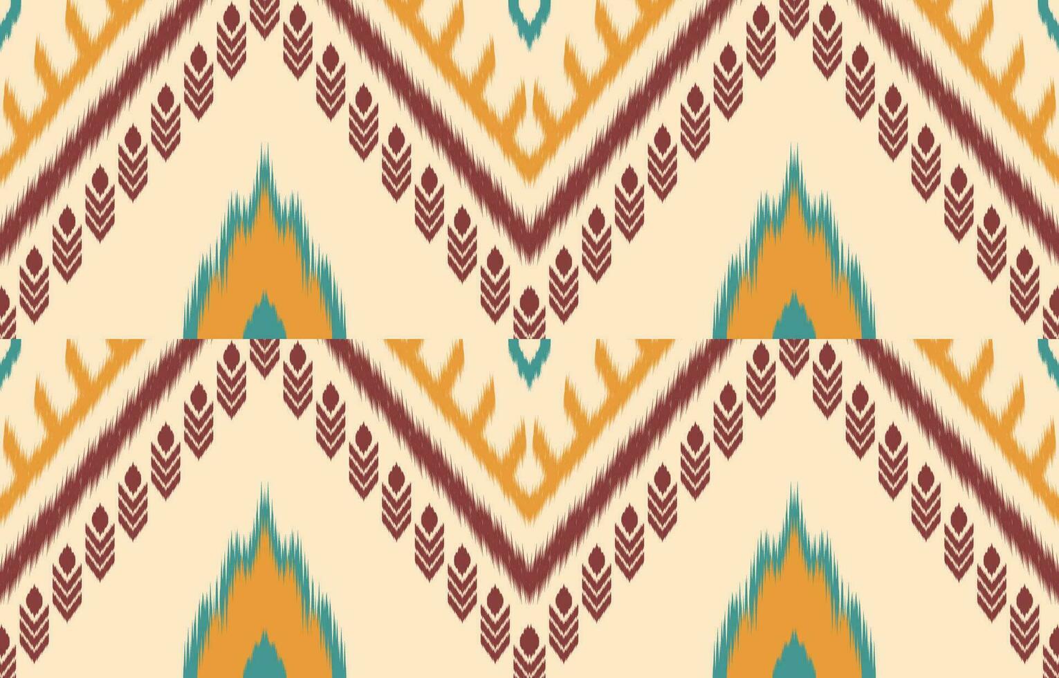 etnisch abstract ikat kunst. aztec ornament afdrukken. meetkundig etnisch patroon naadloos kleur oosters. ontwerp voor achtergrond ,gordijn, tapijt, behang, kleding, inpakken, batik, vector illustratie.