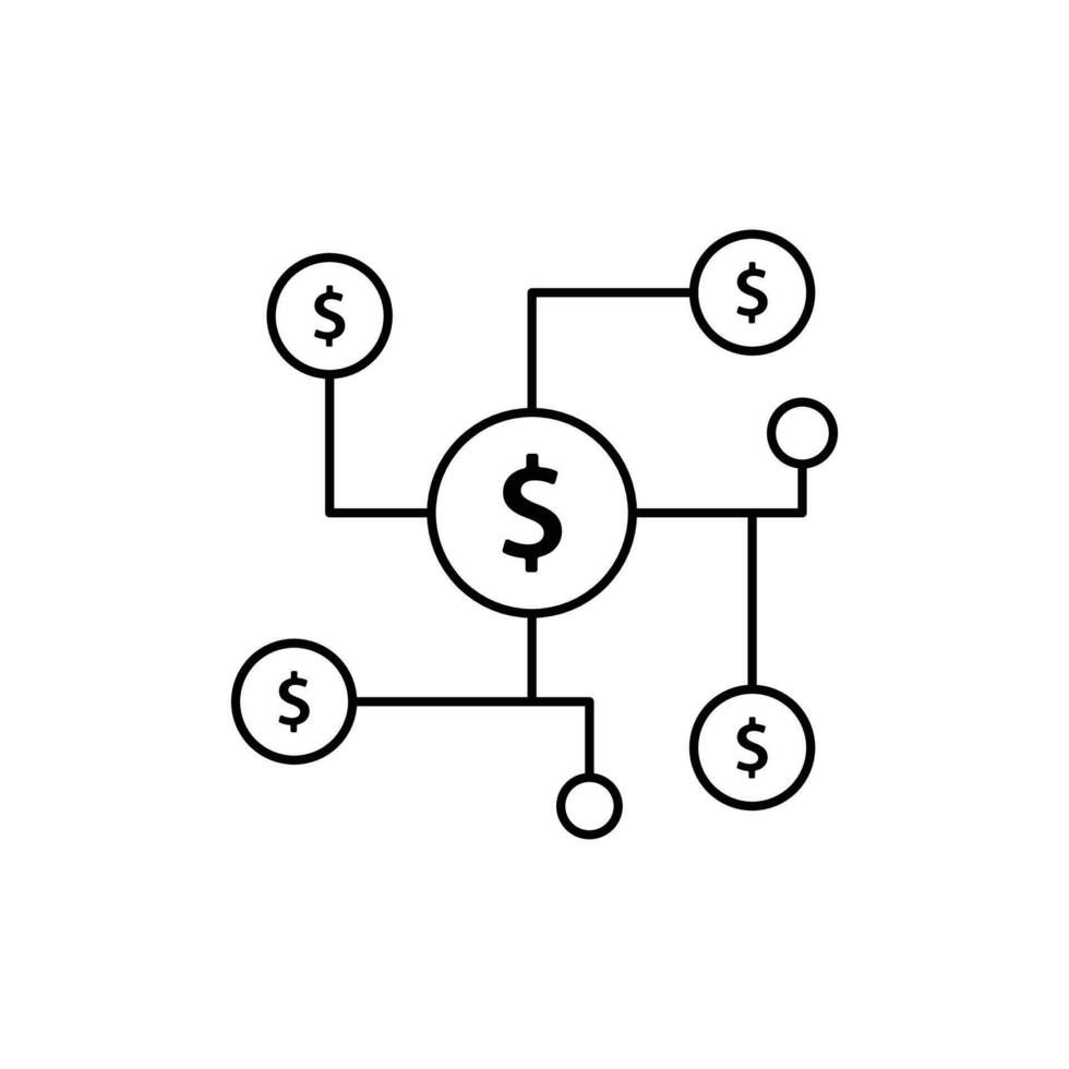 investering lijn icoon set. investering, winst, Bedrijfsmiddel, investeerder, portefeuille, dividend, hoofdstad, risico, inflatie pictogrammen vector, icoon, analyse, Bedrijfsmiddel, band, economie, opleiding, landgoed, financiën, fonds, verdienen, vector