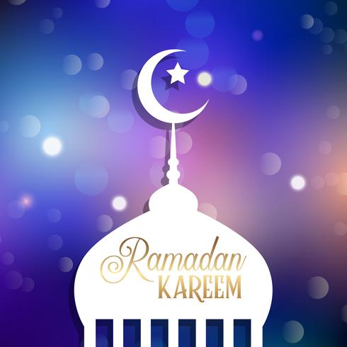 Ramadan Kareem achtergrond vector