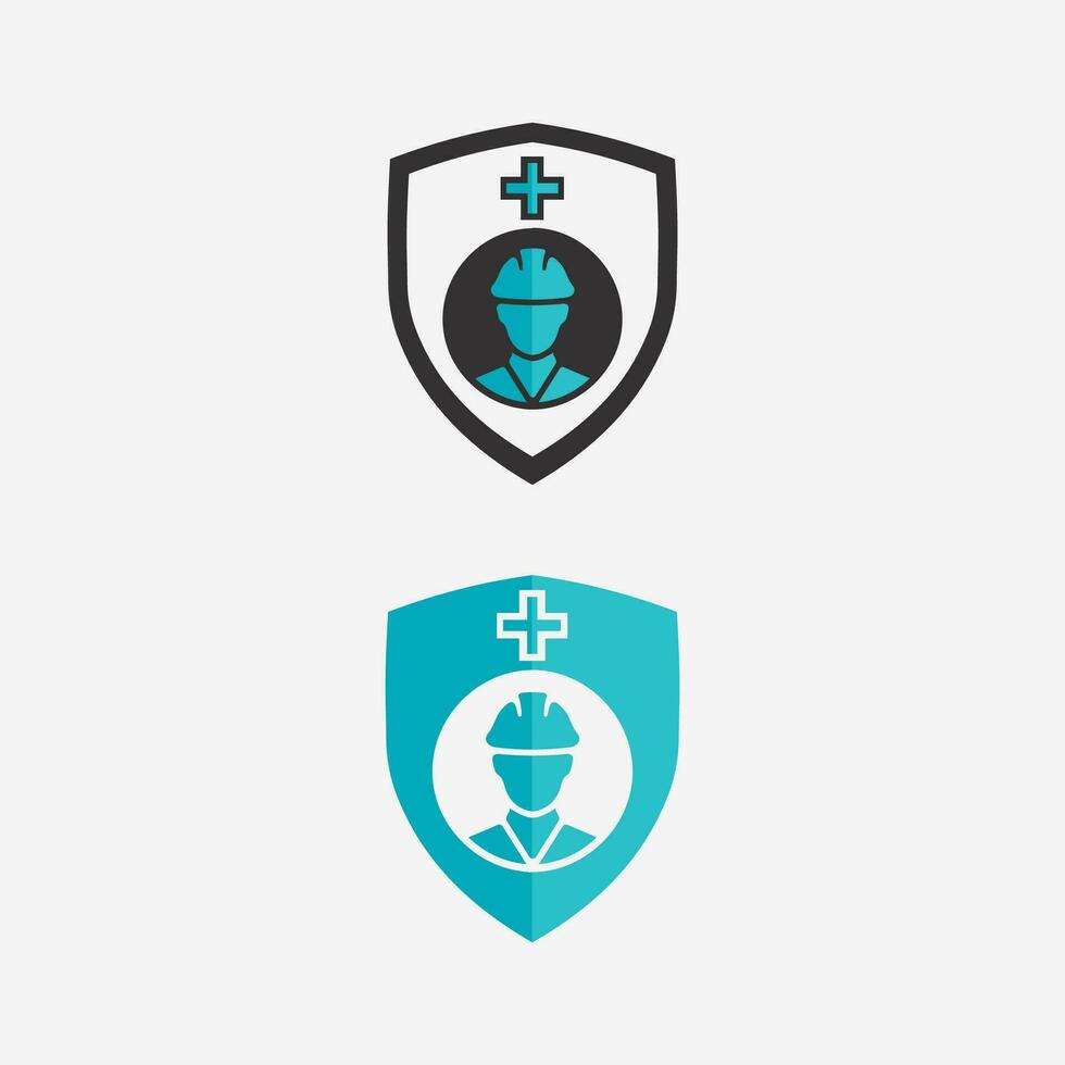 veiligheid eerste logo icoon vector ontwerp en illustratie grafisch teken