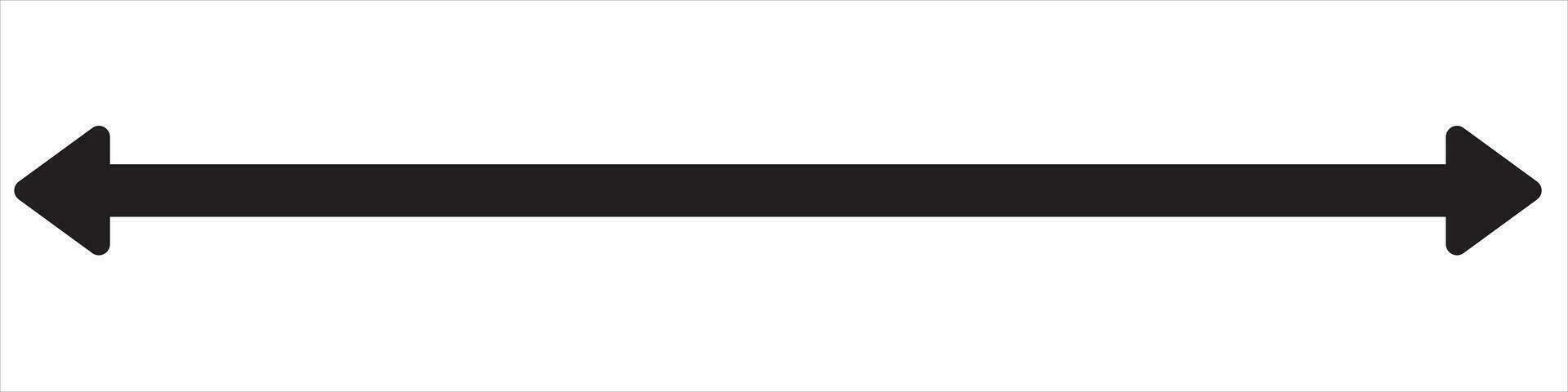 stoutmoedig pijl teken verzameling, reeks van zwart pijlen pictogrammen, geïsoleerd Aan wit achtergrond vector