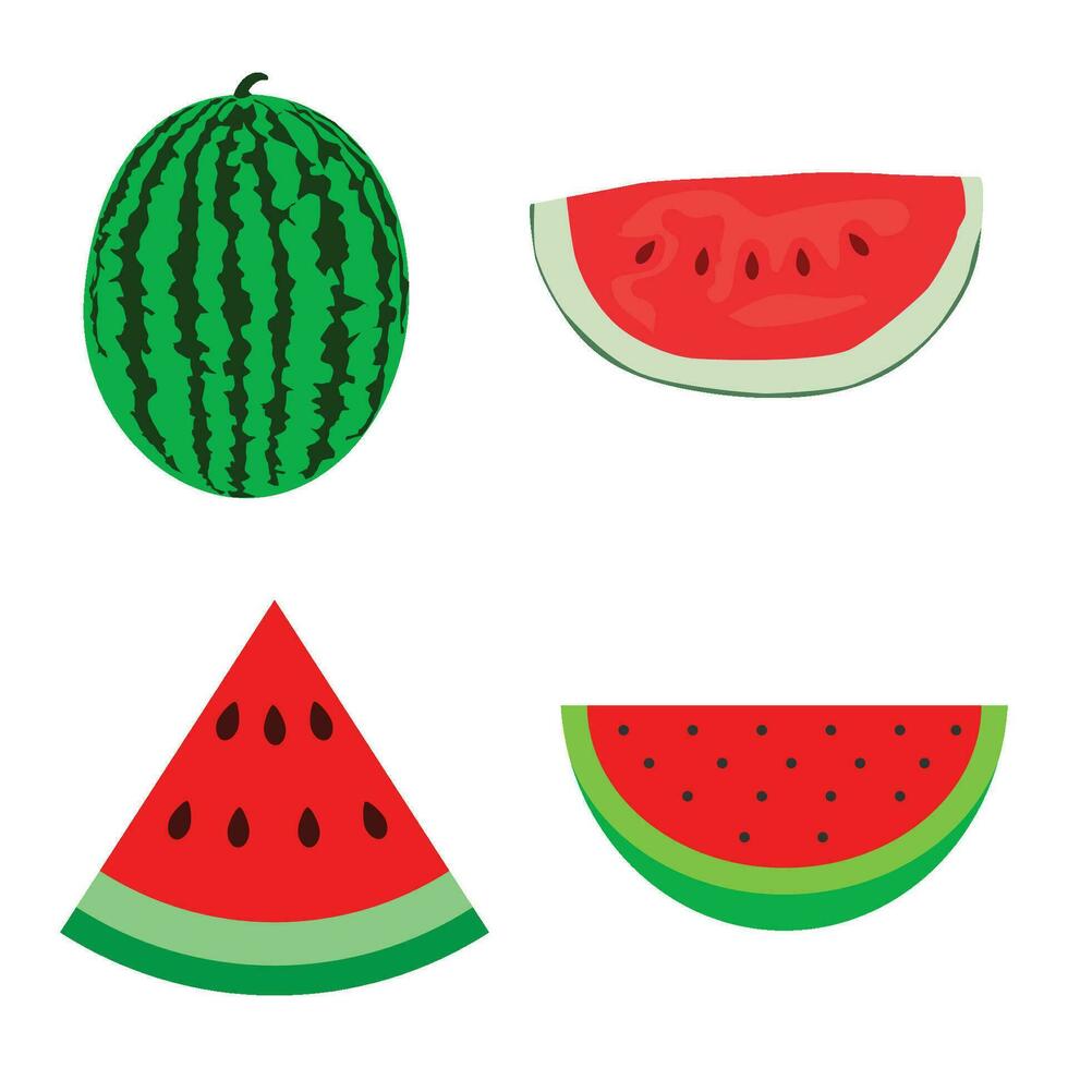 watermeloen icoon vector illustratie ontwerp