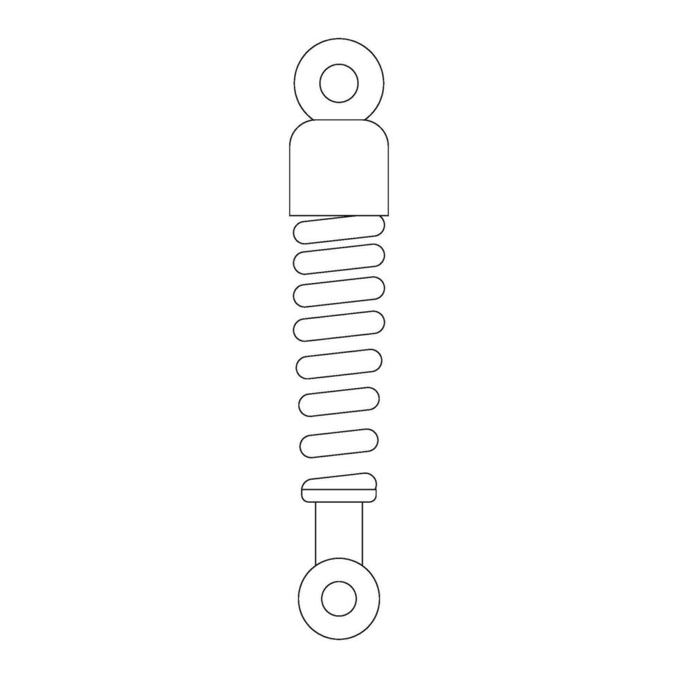 schok absorber icoon vector