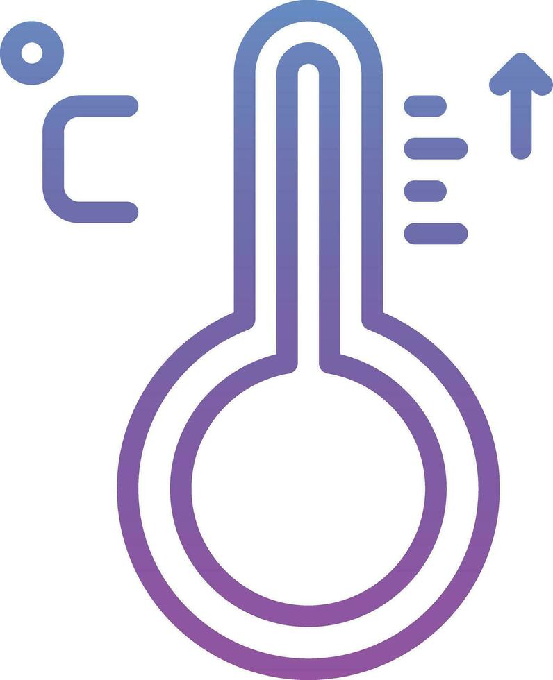 thermometer vector pictogram