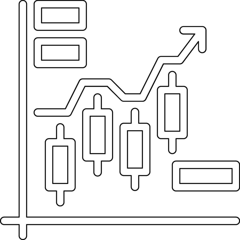 olie voorraad markt vector icoon