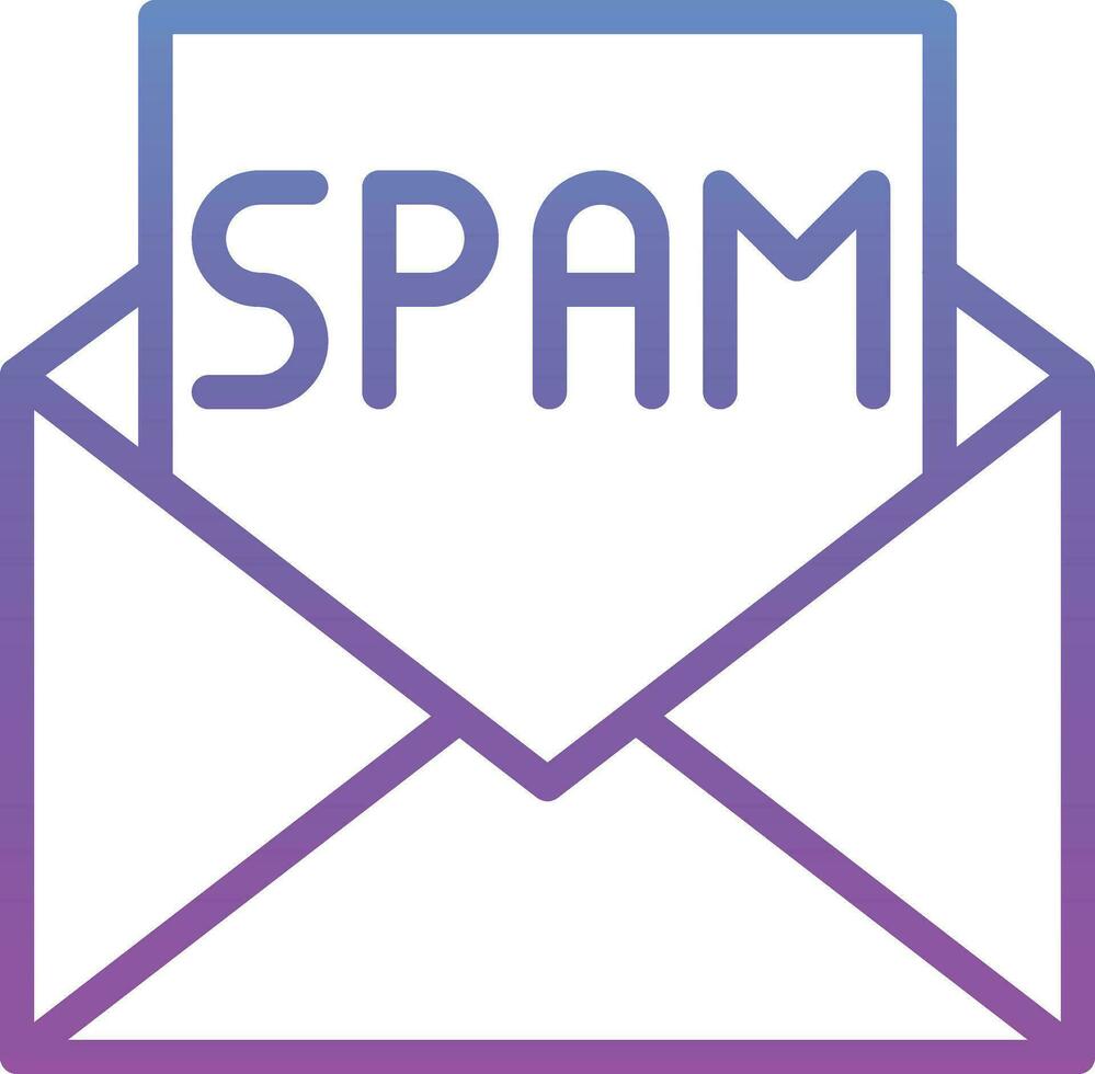 spam e-mail vector icoon