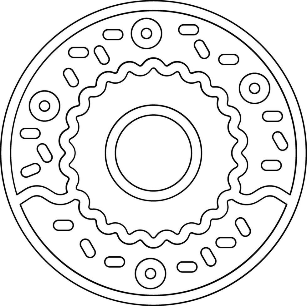 donut vector icoon