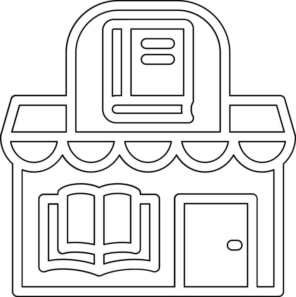boek winkel vector icoon