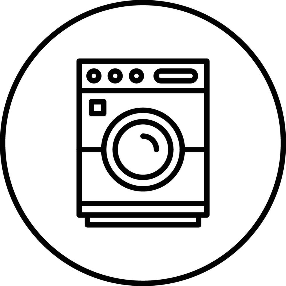 wasmachine vector pictogram