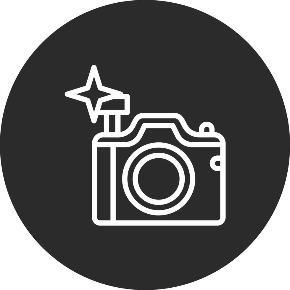 flash camera vector icoon