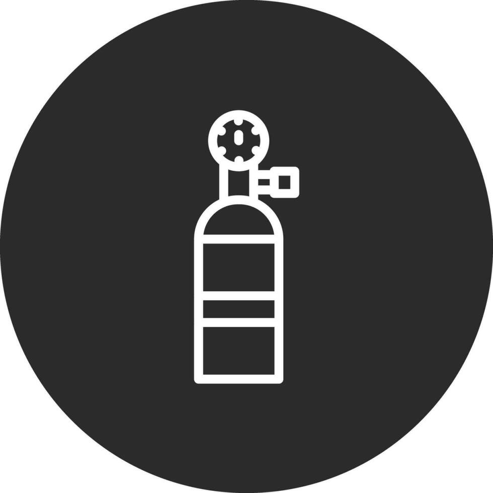 zuurstof tank vector icon