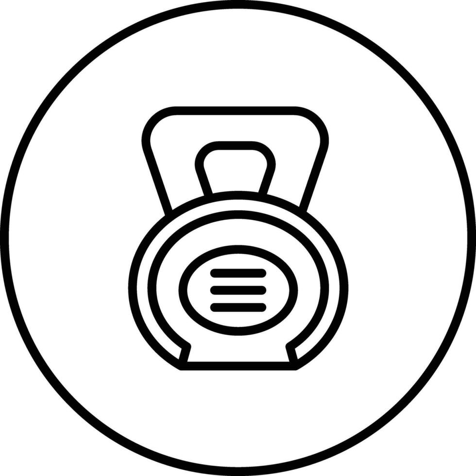 kettlebell vector icoon