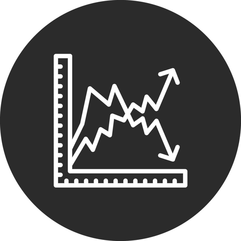 meerdere lijn diagram vector icoon