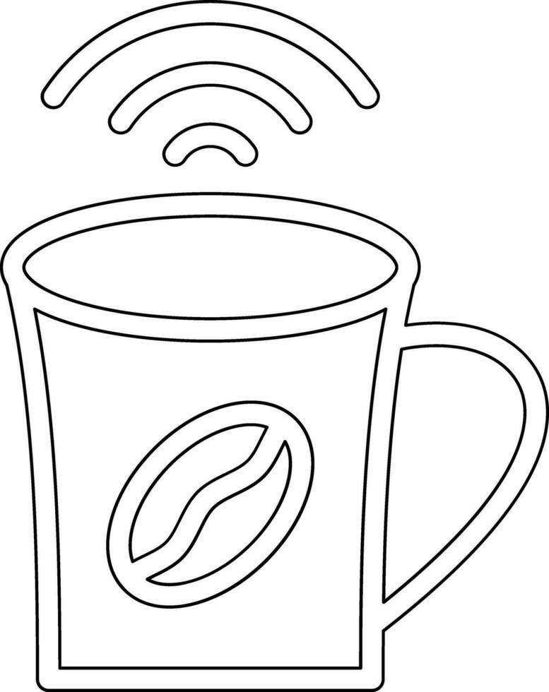 cafe Wifi vector icoon