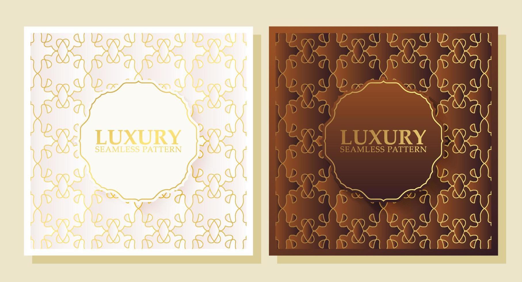 luxe ornament patroon ontwerp achtergrond vector