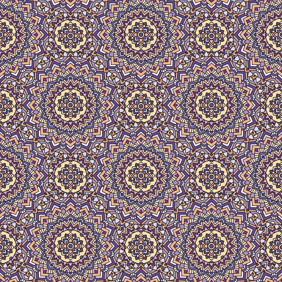 abstract geometrisch ontwerp in pastelkleuren. etnische decoratieve kunst in roze, blauw en grijs. Indiase stijl patroon. vector