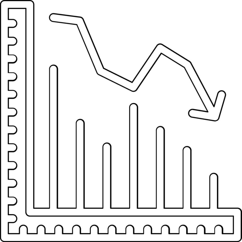 inflatie diagram vector icoon