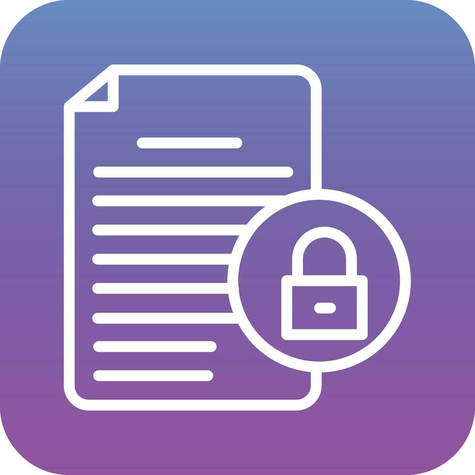 document veiligheid vector icoon