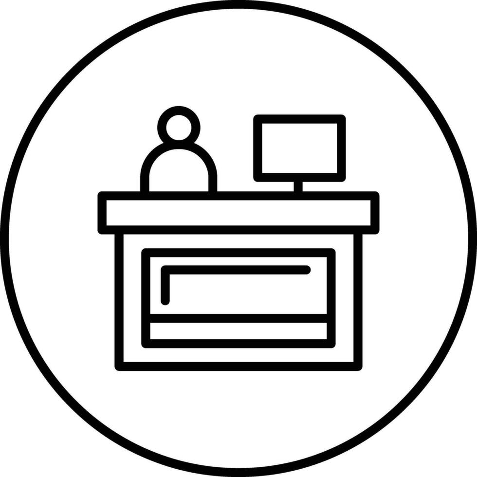 bureau vector pictogram