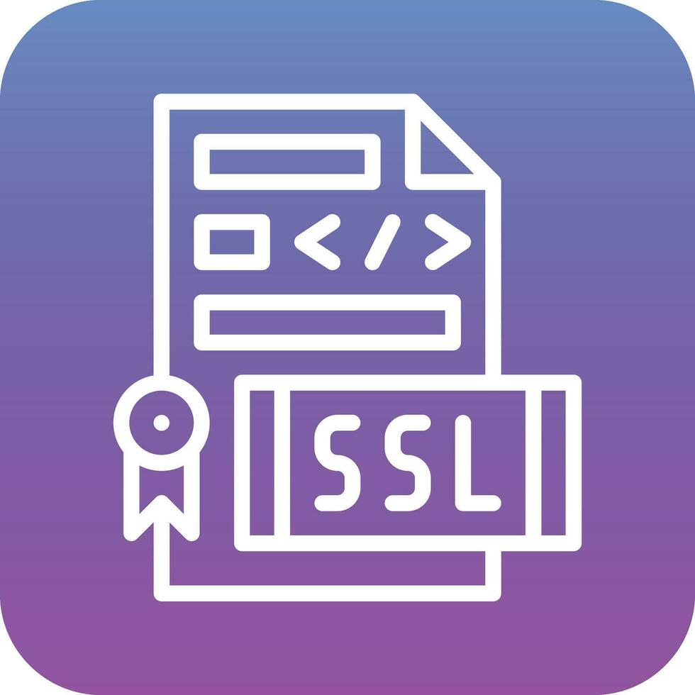 ssl het dossier vector icoon