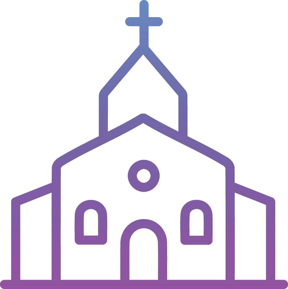 kerk vector pictogram