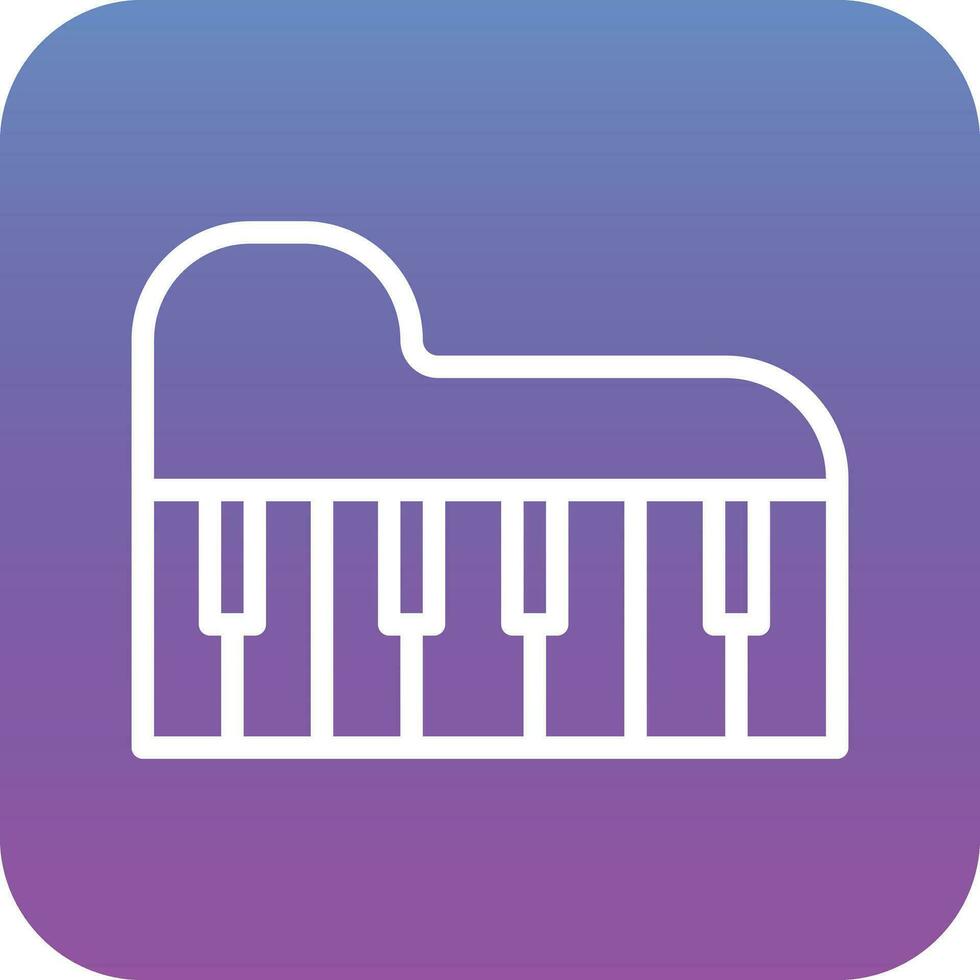 piano vector pictogram