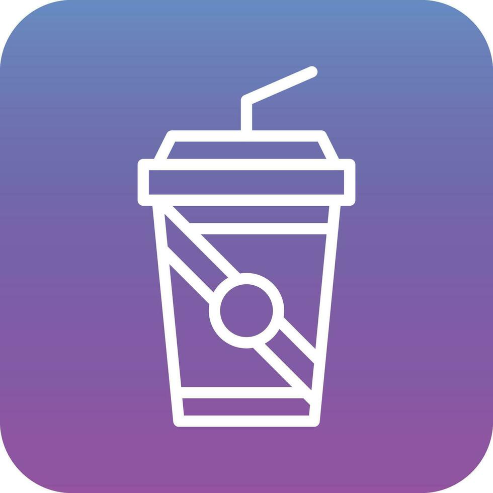 zacht drinken vector icoon