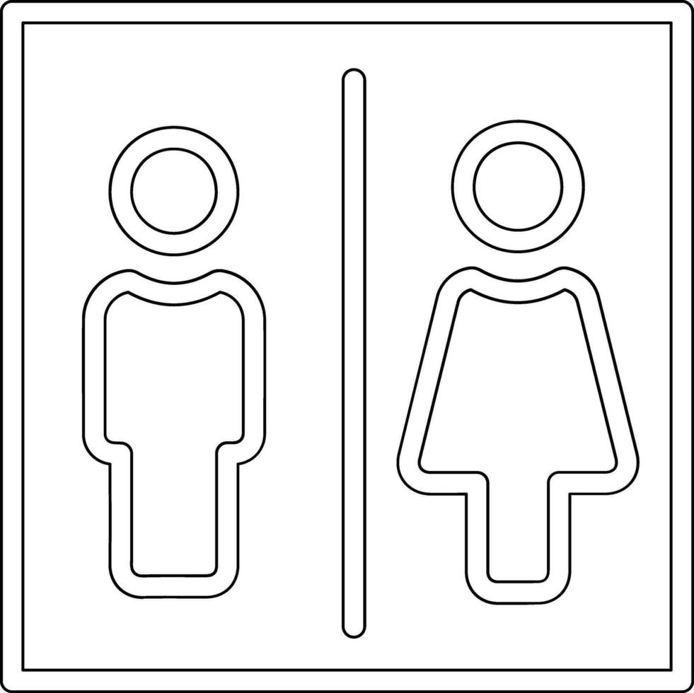 toilet vector icoon