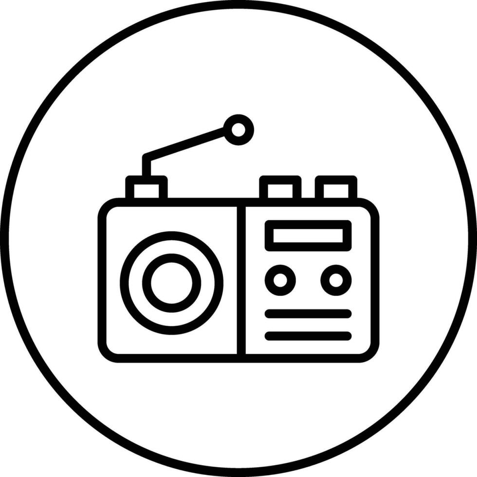 radio vector pictogram