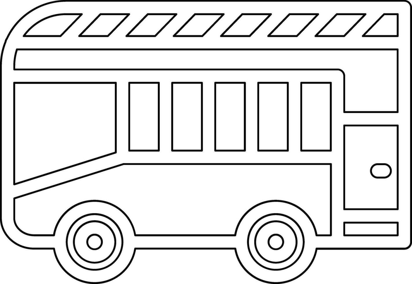 bus vector pictogram