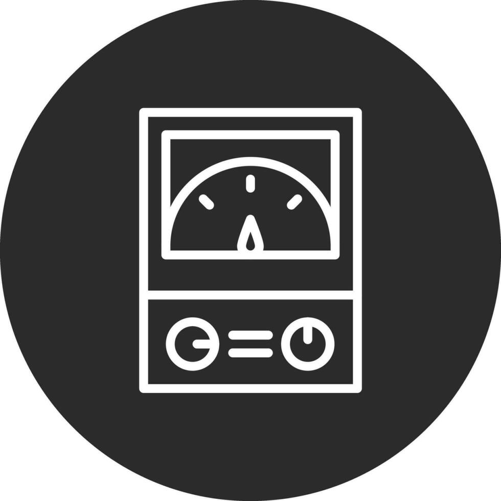 ampèremeter vector pictogram