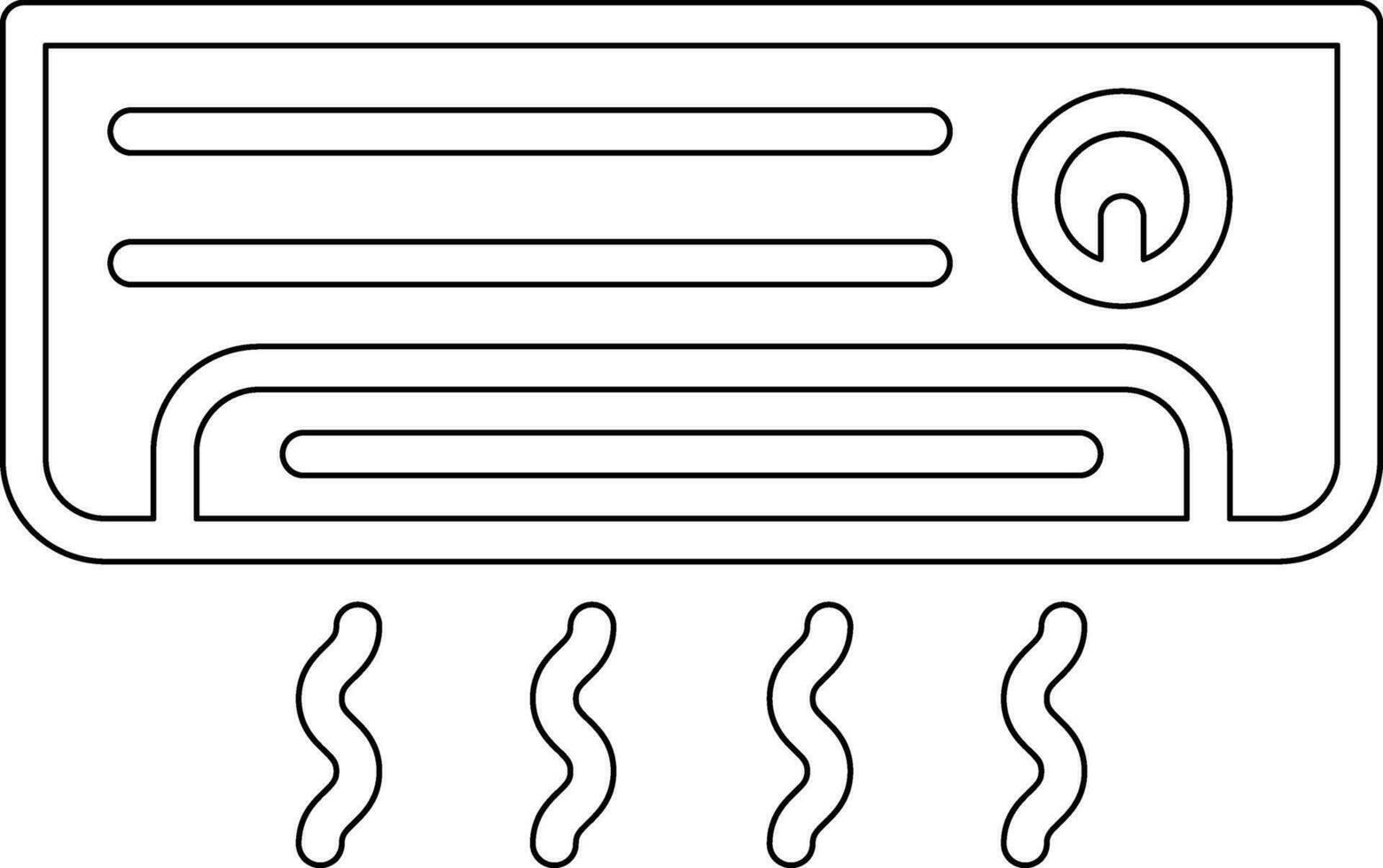 airconditioner vector pictogram