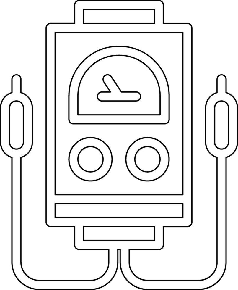 tester machine vector icoon