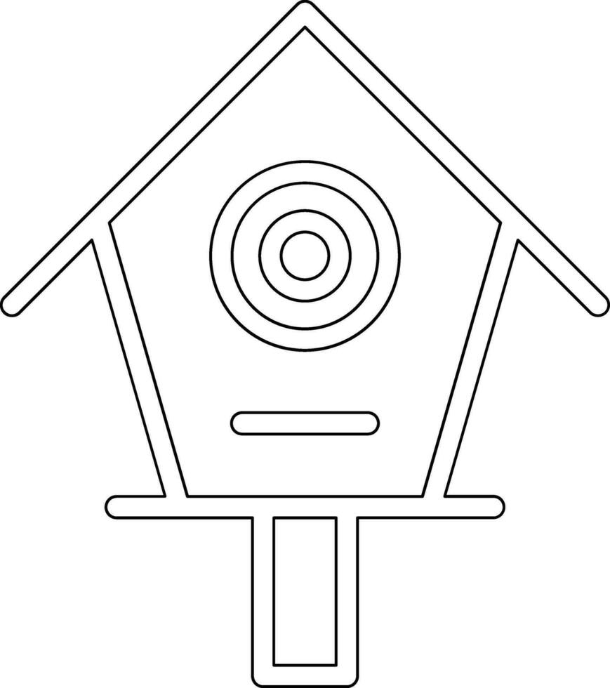 vogel huis vector icoon