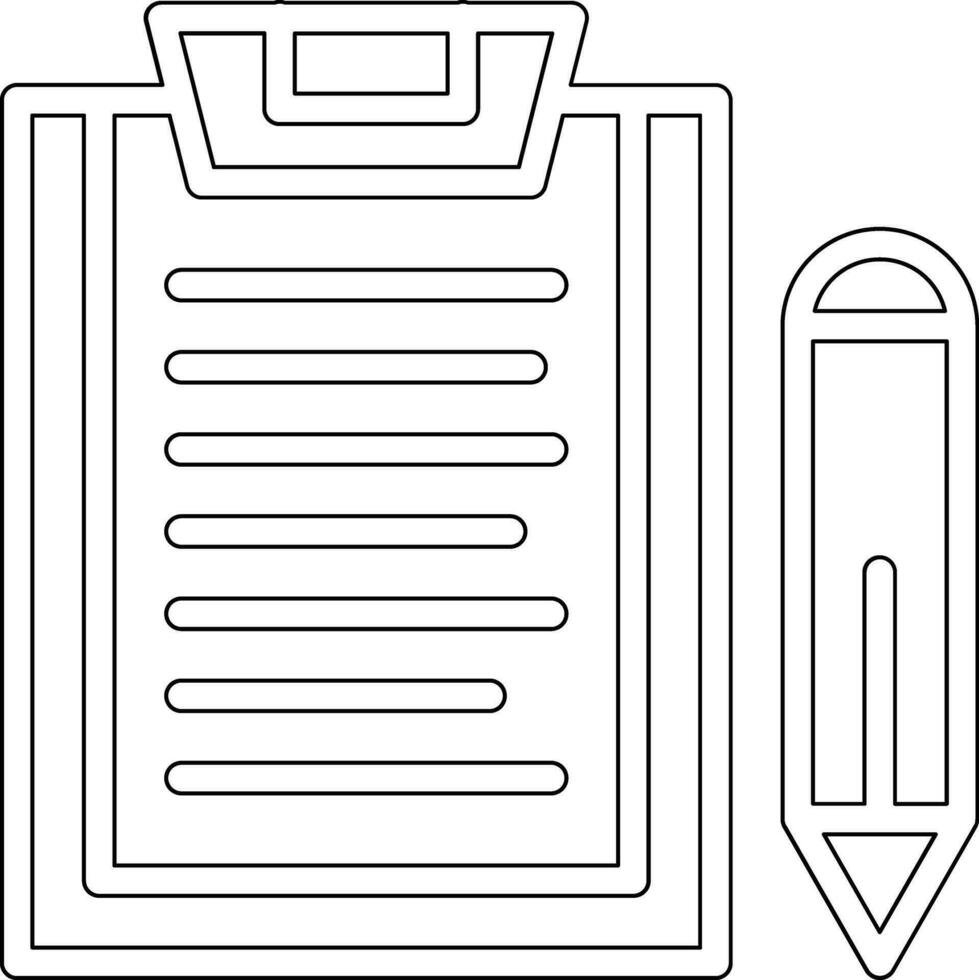 Klembord vector pictogram