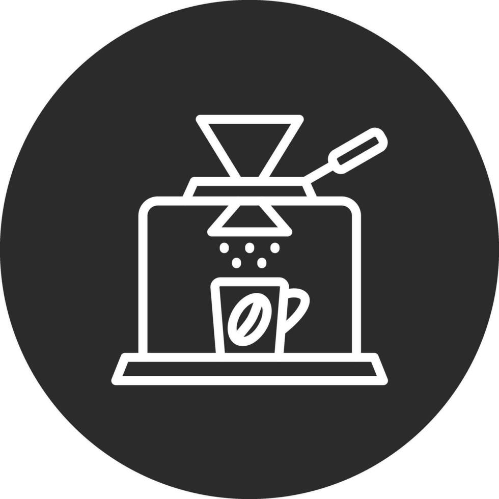 koffie druppelaar vector icoon