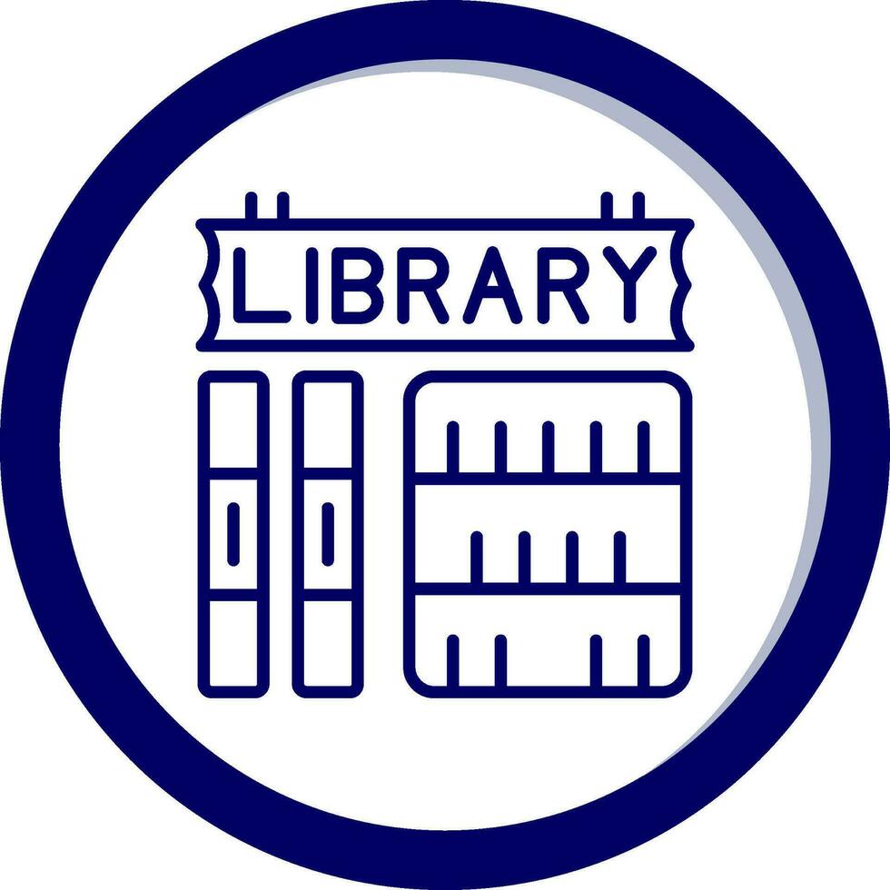 bibliotheek vector icoon