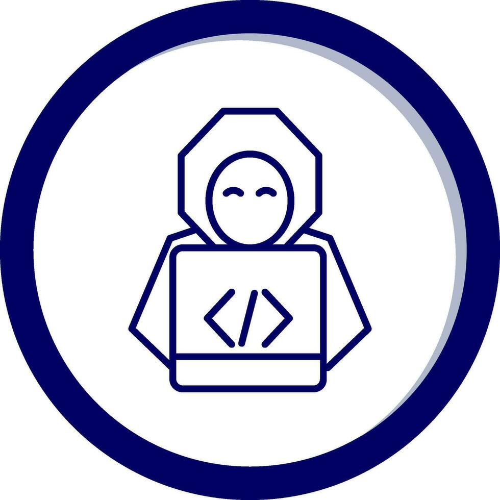 hacker vector pictogram