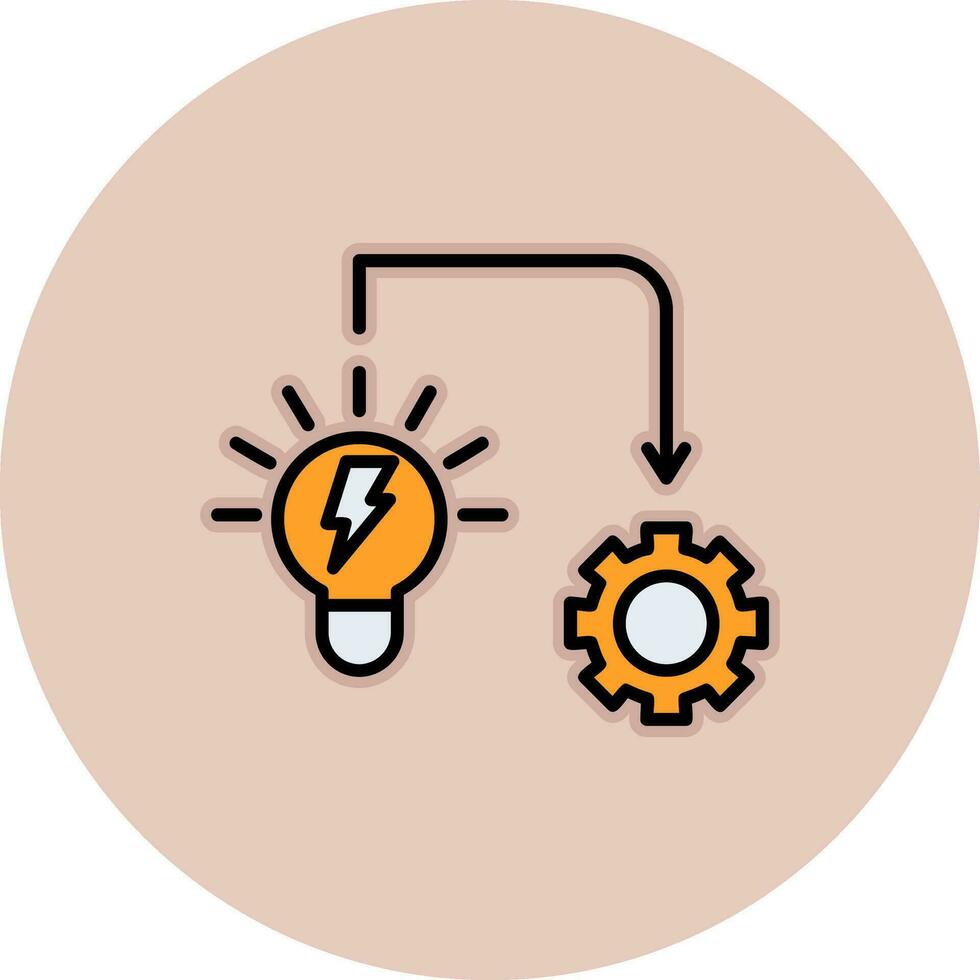 implementatie vrij vector icoon