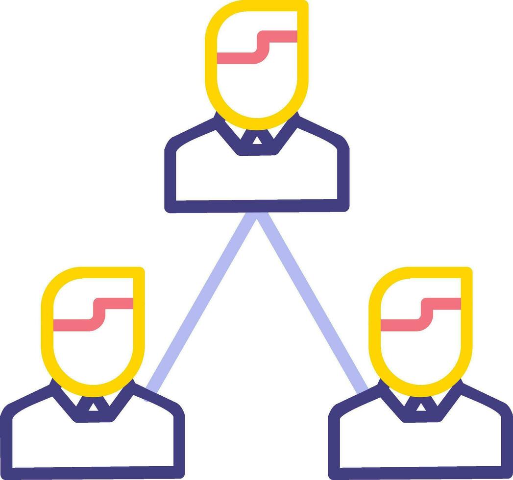 team vector pictogram